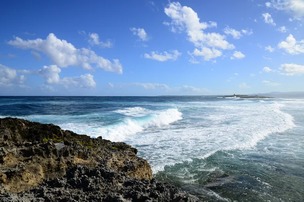 Mauricio, pintoresca isla del faro en Mahebourg aera — Foto de Stock