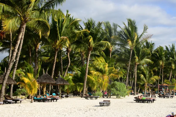 Afrika, festői terület La Pointe Aux Canonniers a Mauritiu — Stock Fotó