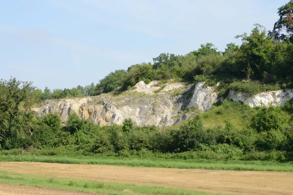 Ile de france, de pittoreske dorp vigny — Stockfoto