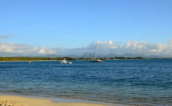 Pintoresca zona de la Pointe aux canonniers en Mauricio — Foto de Stock