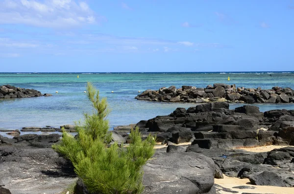 Pitoresca área de la Pointe aux canonniers em Maurício — Fotografia de Stock