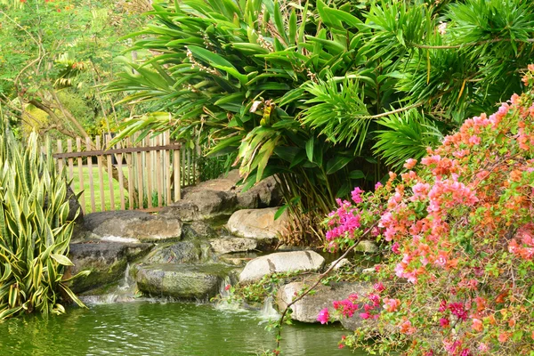 Picturesque area of la Pointe aux canonniers in Mauritius — Stock Photo, Image