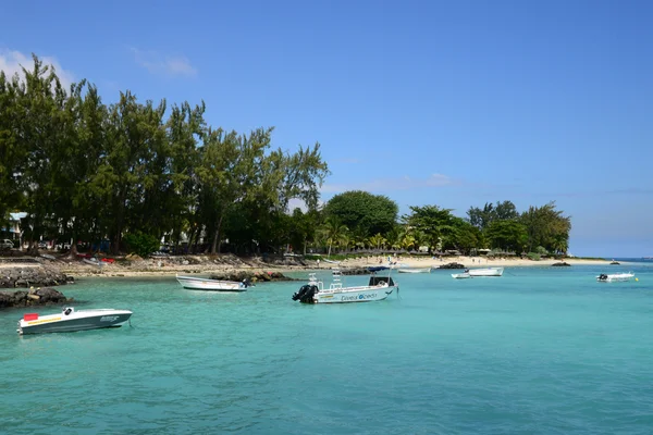 Africa, picturesque area of La Pointe Aux Canonniers in Mauritiu — Stock Photo, Image