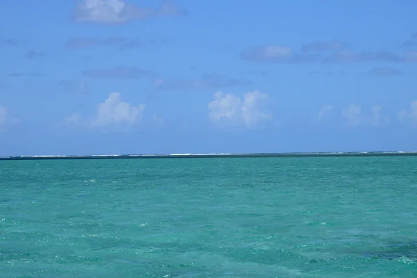 África, pitoresca aera de Blue Bay perto de Mahebourg — Fotografia de Stock