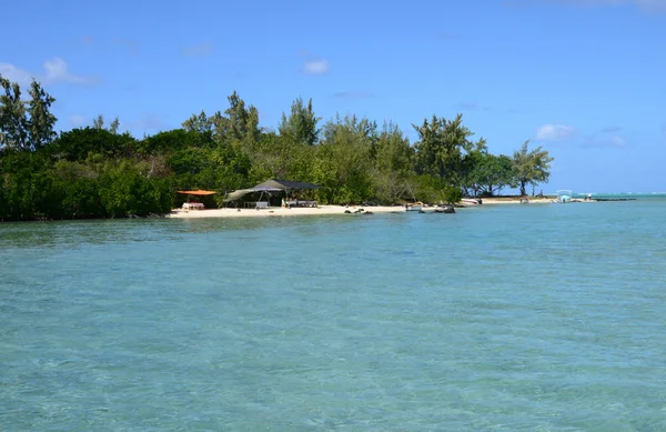 África, pintoresca aera de Blue Bay cerca de Mahebourg — Foto de Stock