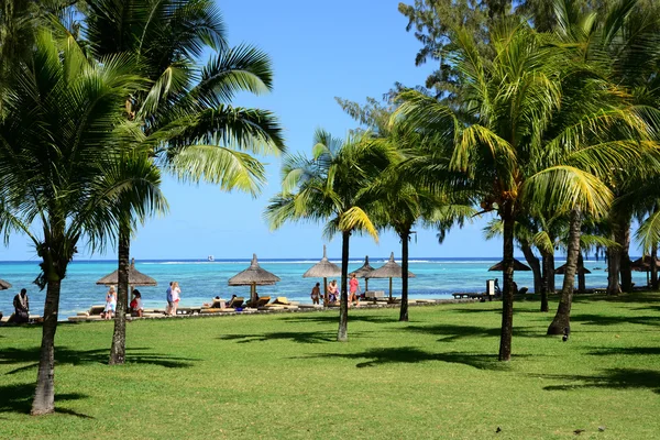 África, pintoresca zona de La Pointe Aux Canonniers en Mauricio — Foto de Stock