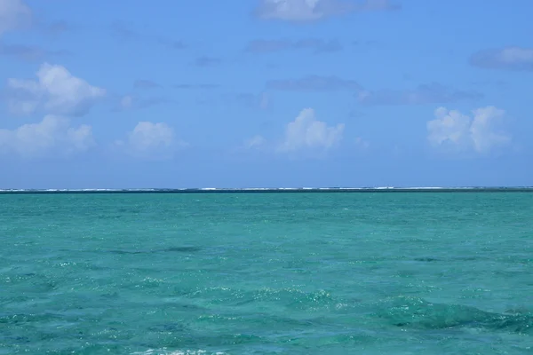 Africa,  picturesque aera of Blue Bay near Mahebourg — Stock Photo, Image