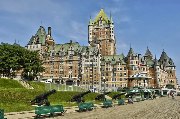 Canada, Chateau Frontenac in the city of Quebec — Stock Photo, Image