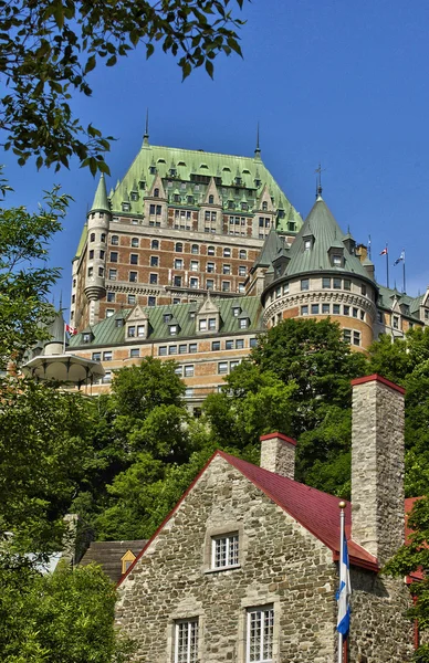 Canada, Chateau Frontenac in the city of Quebec — Stock Photo, Image