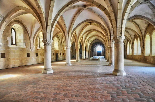 Portugal, mosteiro histórico e pisturesco de Alcobaca — Fotografia de Stock