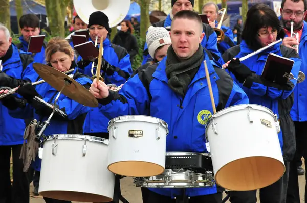 Frankrike, musiker på fritiden basen av Verneuil sur Seine — Stockfoto