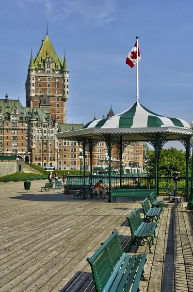 Canada, Chateau Frontenac in the city of Quebec — Stock Photo, Image