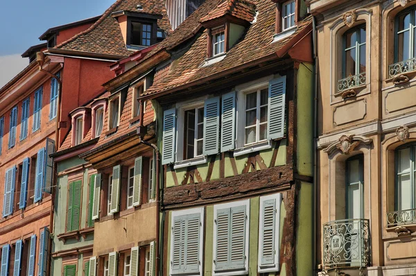Pittoreska gamla hus i Colmar i Alsace — Stockfoto