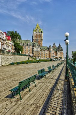 Canada, Chateau Frontenac in the city of Quebec clipart