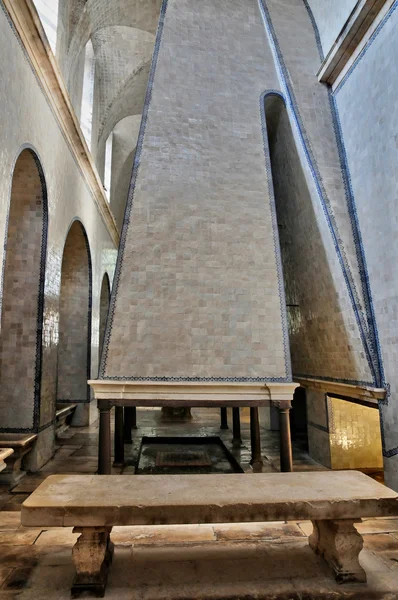 Portugal, monasterio histórico y pisturesco de Alcobaca — Foto de Stock