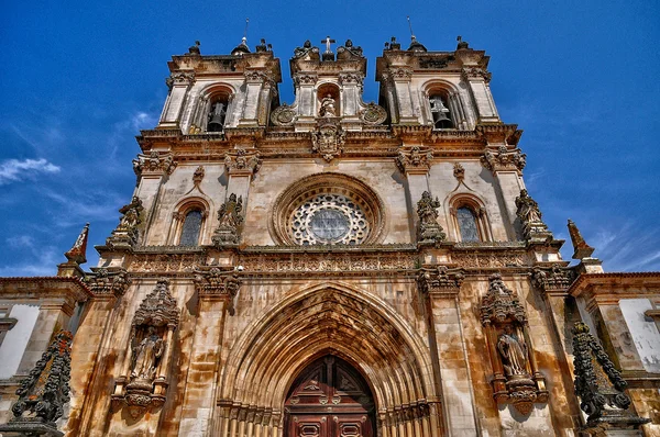 Portugal, historical and pisturesque Alcobaca monastery — стоковое фото