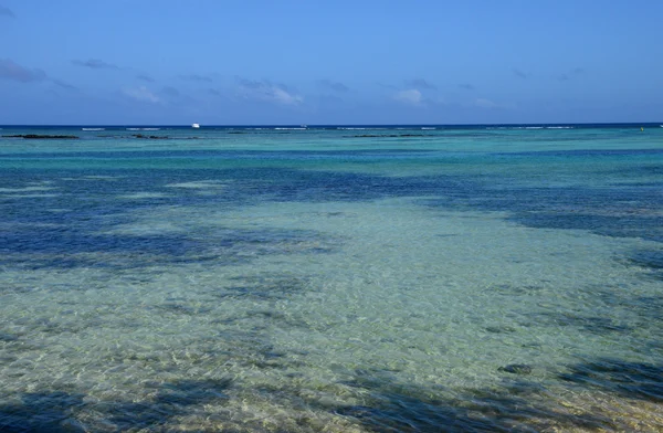 Afrika, festői terület La Pointe Aux Canonniers a Mauritiu — Stock Fotó