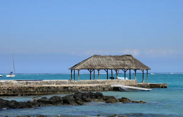 África, pintoresca zona de La Pointe Aux Canonniers en Mauricio — Foto de Stock