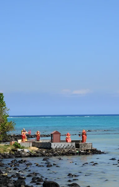 Африка, живописный район La Pointe Aux Canonniers на Маврикии — стоковое фото