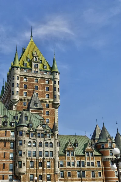 Canada, Chateau Frontenac in the city of Quebec — Stock Photo, Image