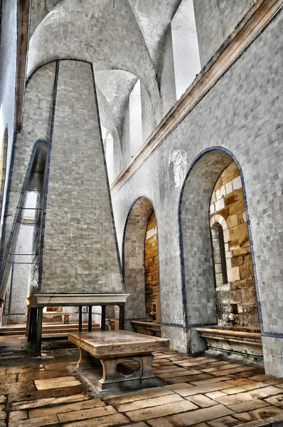 Portugal, monasterio histórico y pisturesco de Alcobaca — Foto de Stock