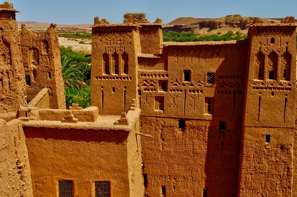 Ait Ben Addou, un ksar en el desierto —  Fotos de Stock