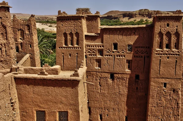 Ait Ben Addou, un ksar en el desierto —  Fotos de Stock