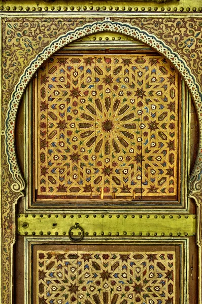 Morocco, an old door in Marrakesh — Stock Photo, Image