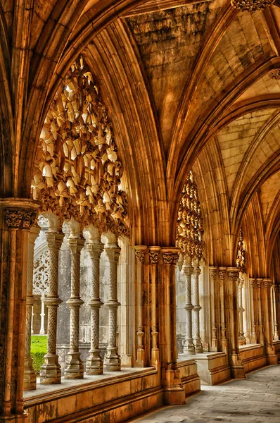 Historisk kloster Batalha i Portugal - Stock-foto