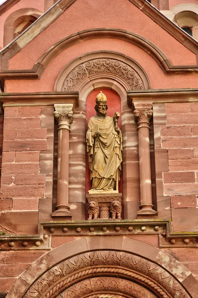 Frankrijk, Elzas, pittoreske oude oude dorp van Eguisheim — Stockfoto