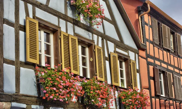 Frankreich, das kleine Dorf Kaysersberg im Elsass — Stockfoto