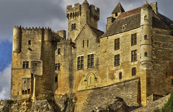 Francja, średnim wieku zamek Beynac — Zdjęcie stockowe