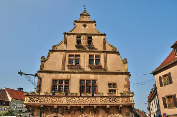 Frankreich, malerische Altstadt von Molsheim — Stockfoto