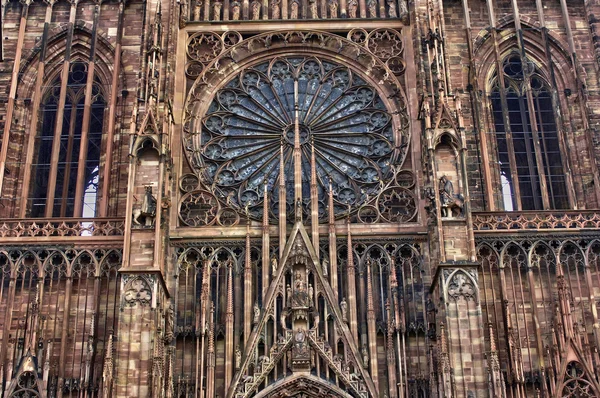 France, cathedral of Strasbourg in Alsace — Stock Photo, Image