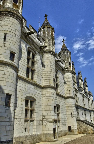 Schloss der Loches in indre et loire — Stockfoto