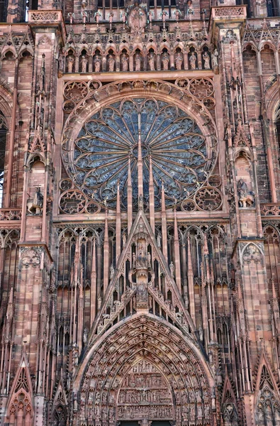 France, cathedral of Strasbourg in Alsace — Stock Photo, Image