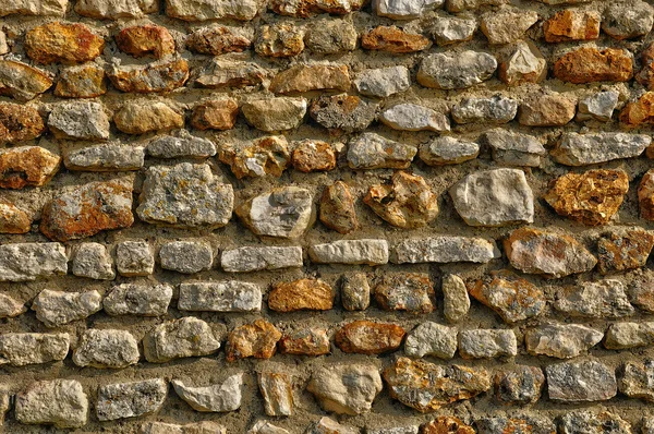 France, détail d'un mur de pierre — Photo