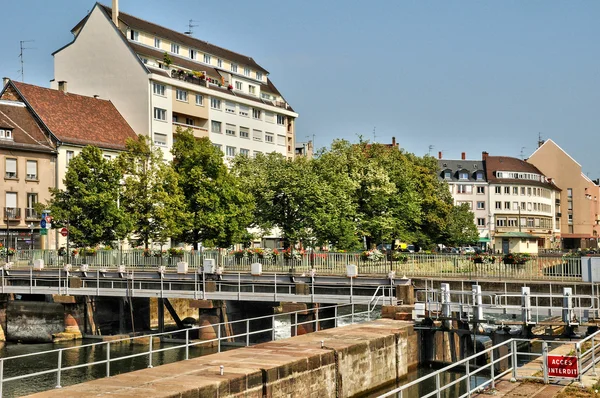 Old houses in the district of La Petite France in Strasbourg — Stock Photo, Image