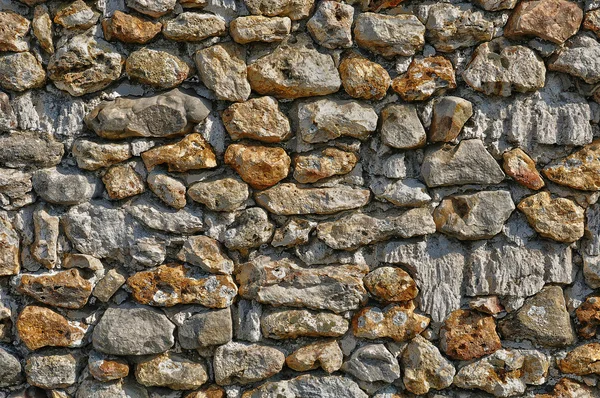 Francia, detalle de un muro de piedra — Foto de Stock