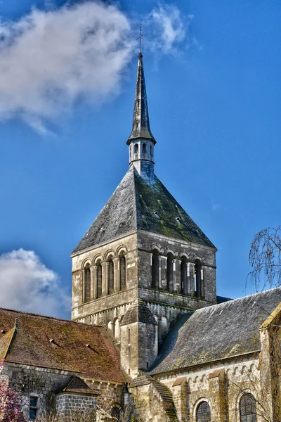 Malownicze miasta Saint Benoit sur Loire w Val de Loire — Zdjęcie stockowe