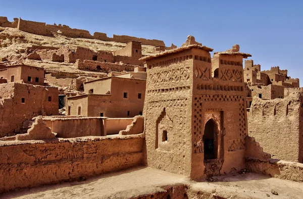 Ait Ben Addou, un ksar en el desierto —  Fotos de Stock