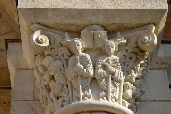 Pintoresca ciudad de Saint Benoit sur Loire en Val de Loire — Foto de Stock