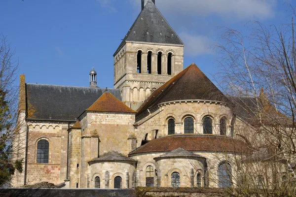 Malownicze miasta Saint Benoit sur Loire w Val de Loire — Zdjęcie stockowe