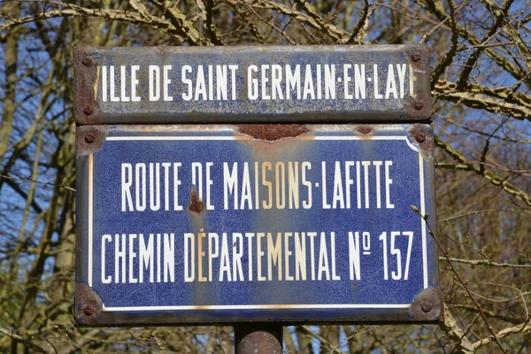 Francie, malebné město saint germain en laye — Stock fotografie