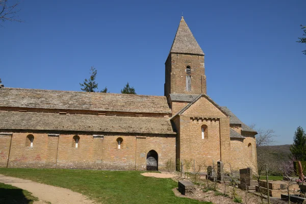 Bourgogne, le village pittoresque de Brancion à saone et loire — Photo