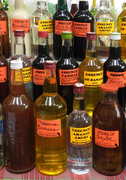 Bottiglia di rum — Foto Stock