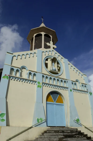 Pittoresca chiesa di Riviere Pilote in Martinica — Foto Stock
