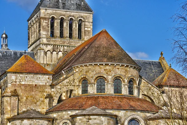 Pintoresca ciudad de Saint Benoit sur Loire en Val de Loire — Foto de Stock