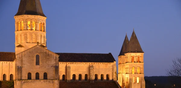 Saone et loire, die malerische Stadt paray le monial — Stockfoto