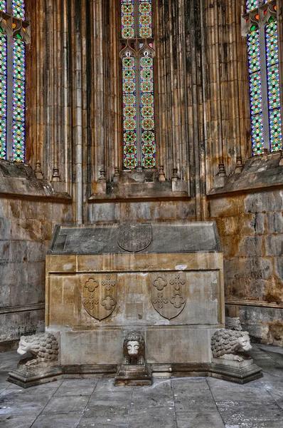 Interior of monastery of Batalha in Portugal — Stock Photo, Image